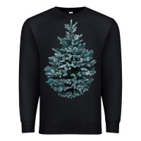 Black Colorado Blue Spruce Premium Sweatshirt - RanaPortraitStore