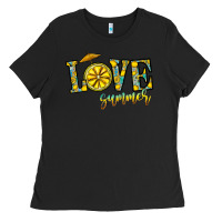 Black love summer Ladies Tee - CowhideDigitalArt