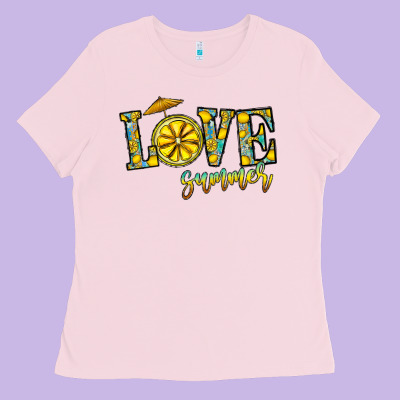 Love Summer Ladies Tee Designed By Cowhidedigitalart