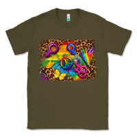 Army Green lgbtq background Classic Tee - FaDigitalArtStudio