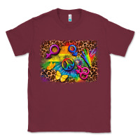 Burgundy lgbtq background Classic Tee - FaDigitalArtStudio