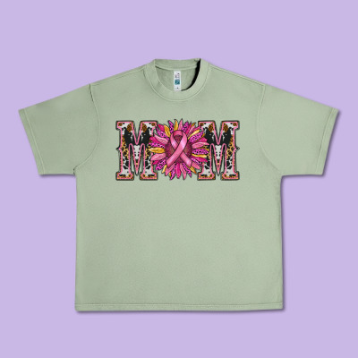 Cancer Sunflower Mom Urban Heavy Tee Designed By Ranaportraitstore