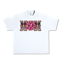 White cancer sunflower mom Urban Heavy Tee - RanaPortraitStore