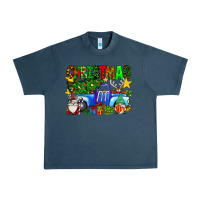 Midnight Navy christmas truck Urban Heavy Tee - SublimationCraftShop