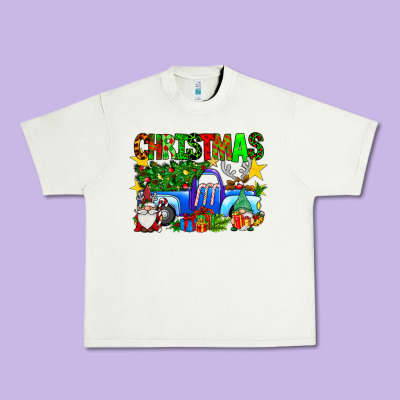 Christmas Truck Urban Heavy Tee Designed By Sublimationcraftshop