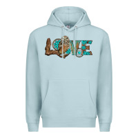 Blue Mist owl love Premium Hoodie - BarkalooDesign