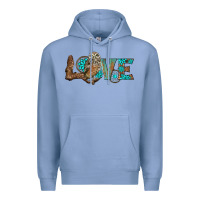 Colony Blue owl love Premium Hoodie - BarkalooDesign