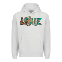 Dove Grey owl love Premium Hoodie - BarkalooDesign