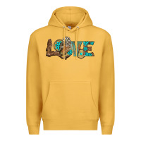 Mustard owl love Premium Hoodie - BarkalooDesign