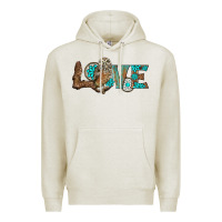 Oatmeal Heather owl love Premium Hoodie - BarkalooDesign