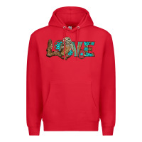 Red owl love Premium Hoodie - BarkalooDesign