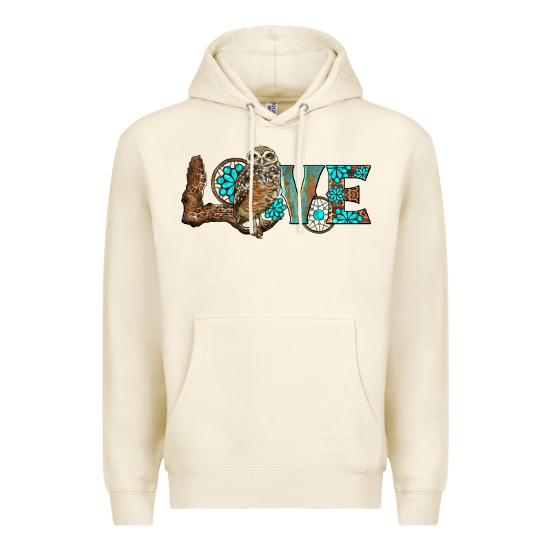 Owl Love Premium Hoodie by BarkalooDesign | Teevron