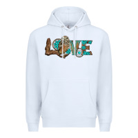 White owl love Premium Hoodie - BarkalooDesign