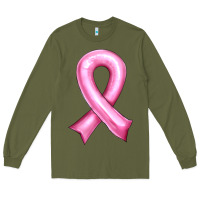 Army Green Balloon cancer ribbon Long Sleeve Tee - Artiststas