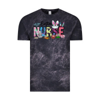 Cloud Black easter nurse Vintage Tee - CowhideDigitalArt