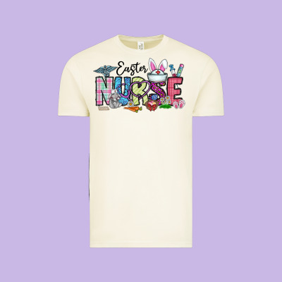 Easter Nurse Vintage Tee Designed By Cowhidedigitalart