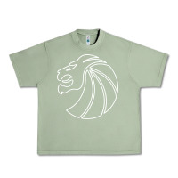 Oil Green outline seven lions Urban Heavy Tee - artisFamous