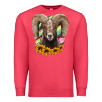 Cardinal Bighorn Sheep Premium Sweatshirt - RanaPortraitStore