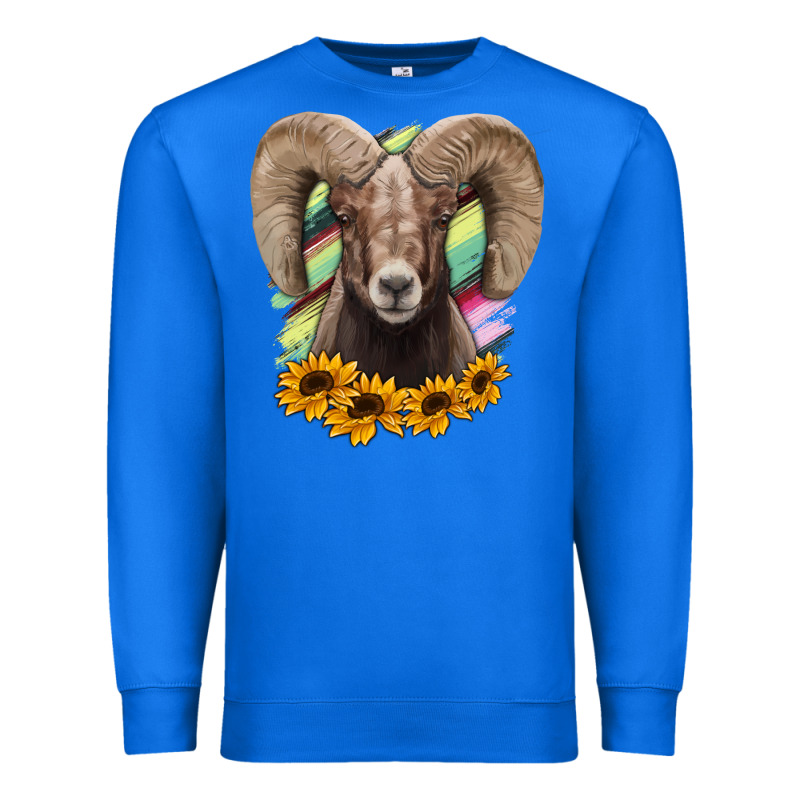 Bighorn Sheep Premium Sweatshirt by RanaPortraitStore | Teevron