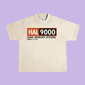 Hal 9000 Logic Memory Systems Urbana Illinois Urban Heavy Tee Designed By Artisfamous