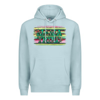 Blue Mist Floral Mama Tried Premium Hoodie - Jasminsmagicworld