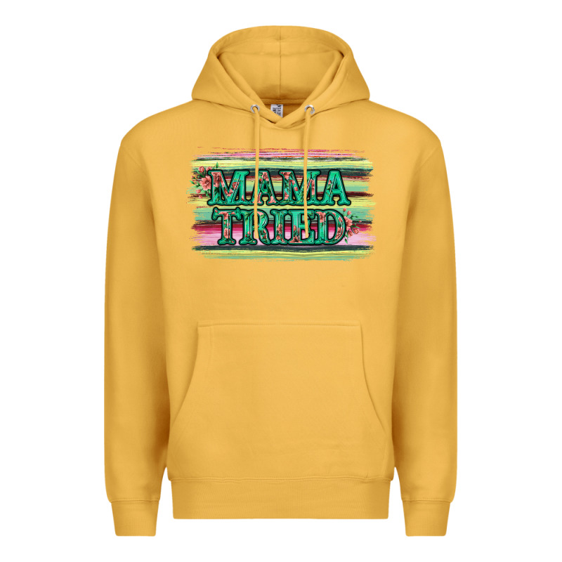 Floral Mama Tried Premium Hoodie by Jasminsmagicworld | Teevron