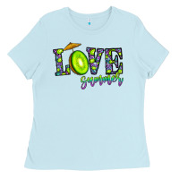 Baby Blue love summer Ladies Tee - CowhideDigitalArt