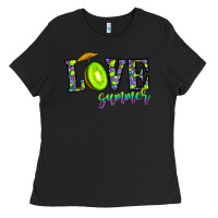 Black love summer Ladies Tee - CowhideDigitalArt