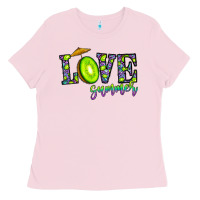 Bubblegum Pink love summer Ladies Tee - CowhideDigitalArt