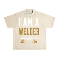 Sandshell I Am A WELDER - WELDER Job Gift Funny Urban Heavy Tee - artisFamous