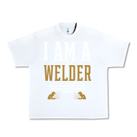 White I Am A WELDER - WELDER Job Gift Funny Urban Heavy Tee - artisFamous
