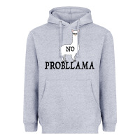 Heather Grey No Problama Heavyweight Hoodie - Bettercallsaul
