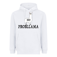 White No Problama Heavyweight Hoodie - Bettercallsaul