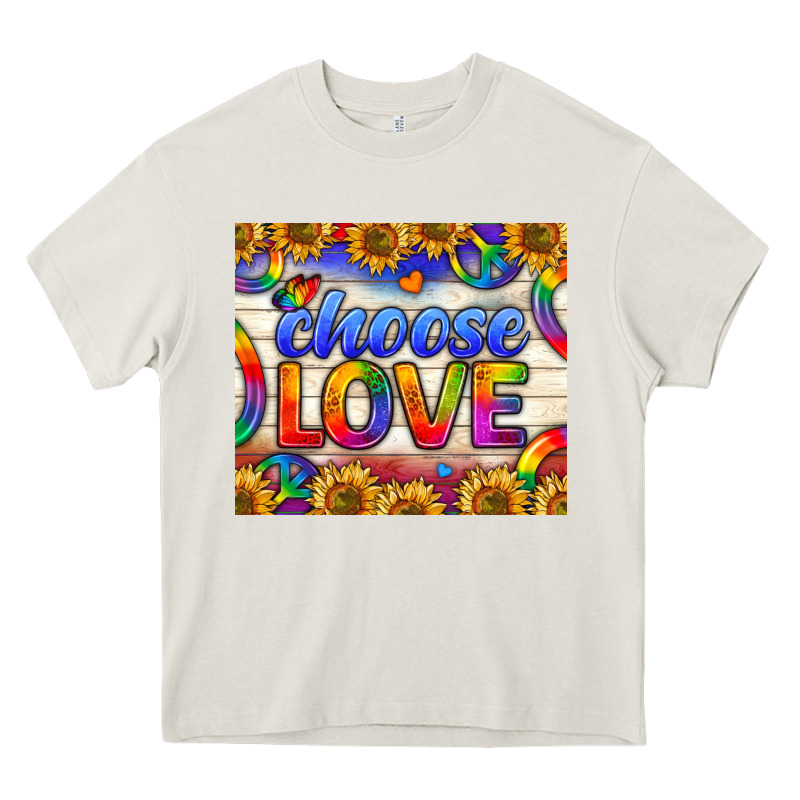 Western Choose Love Tumbler Heavy Core Tee by BundleAndBundleShop | Teevron