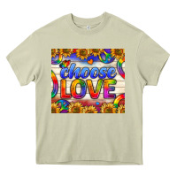 Mossy Western Choose Love Tumbler Heavy Core Tee - BundleAndBundleShop