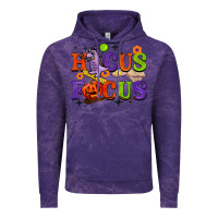 Cloud Purple hocus focus halloween teacher Vintage Hoodie - BarkalooDesign