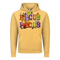 Vintage Mustard hocus focus halloween teacher Vintage Hoodie - BarkalooDesign