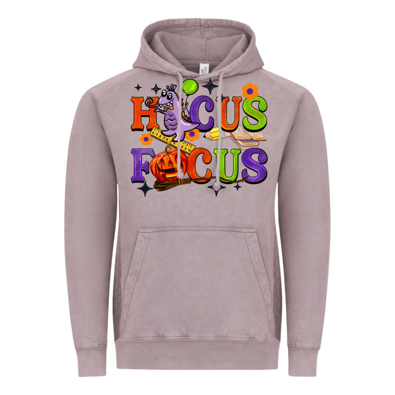 Hocus Focus Halloween Teacher Vintage Hoodie by BarkalooDesign | Teevron