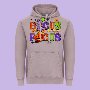Hocus Focus Halloween Teacher Vintage Hoodie Designed By Barkaloodesign
