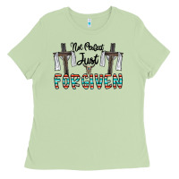 Matcha no perfect just forgiven Ladies Tee - CowhideDigitalArt