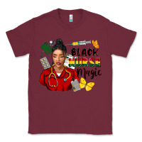 Burgundy Juneteenth black Nurse magic Classic Tee - FaDigitalArtStudio