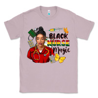 Lilac Juneteenth black Nurse magic Classic Tee - FaDigitalArtStudio