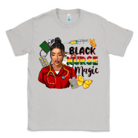 Moon Dust Juneteenth black Nurse magic Classic Tee - FaDigitalArtStudio