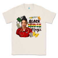 Natural Juneteenth black Nurse magic Classic Tee - FaDigitalArtStudio