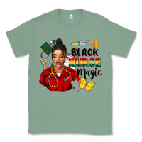 Sage Juneteenth black Nurse magic Classic Tee - FaDigitalArtStudio