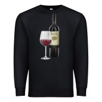 Black California Wine Premium Sweatshirt - RanaPortraitStore