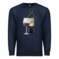 Navy California Wine Premium Sweatshirt - RanaPortraitStore