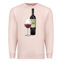 Pale Pink California Wine Premium Sweatshirt - RanaPortraitStore