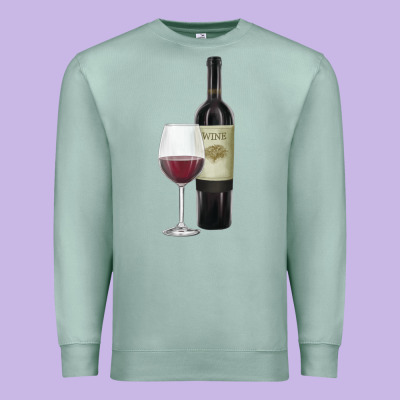 California Wine Premium Sweatshirt Designed By Ranaportraitstore