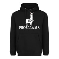 Black No Problama Heavyweight Hoodie - Bettercallsaul